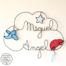 Charger l'image dans la galerie, Mobile Prénom Nuage Jumeaux à personnaliser