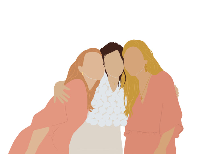 Illustration personnalisée - Trio