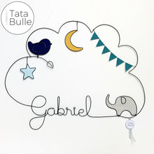 Charger l'image dans la galerie, Mobile Prénom Nuage XL à personnaliser