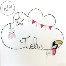 Charger l'image dans la galerie, Mobile Prénom Nuage à personnaliser