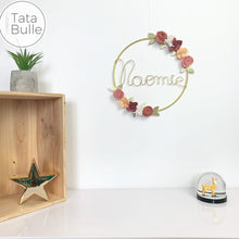 Charger l'image dans la galerie, Couronne Prénom Fleurie à personnaliser