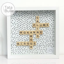 Charger l'image dans la galerie, Cadre Scrabble Famille - Blanc