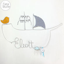 Charger l'image dans la galerie, Mobile Prénom Bateau à personnaliser