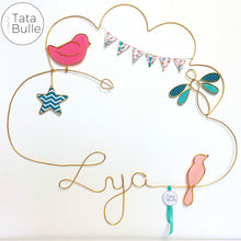 Charger l'image dans la galerie, Mobile Prénom Nuage XL à personnaliser