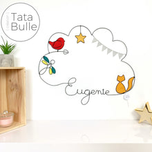 Charger l'image dans la galerie, Mobile Prénom Nuage XL à personnaliser