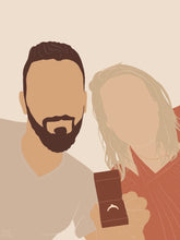 Charger l'image dans la galerie, Illustration personnalisée - Duo