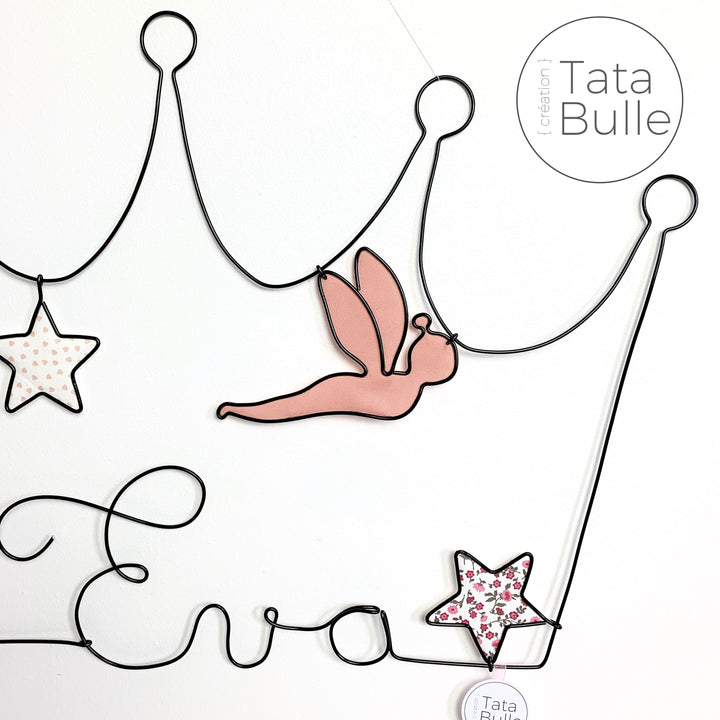 Mobile Prénom Couronne à personnaliser