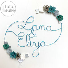 Charger l'image dans la galerie, Prénom Double Fleuri à personnaliser