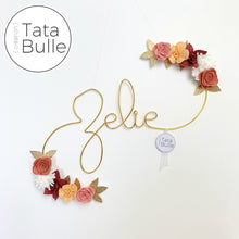 Charger l'image dans la galerie, Prénom Fleuri  à personnaliser