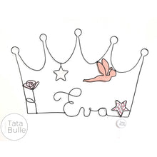 Charger l'image dans la galerie, Mobile Prénom Couronne à personnaliser