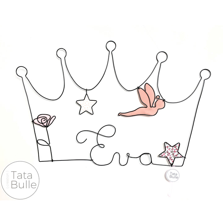 Mobile Prénom Couronne à personnaliser