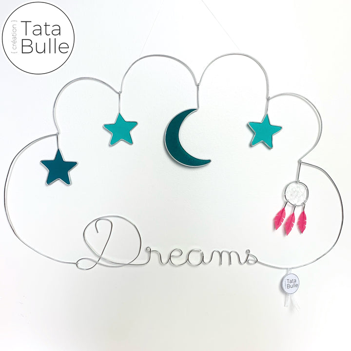 Mobile Prénom Nuage XL à personnaliser