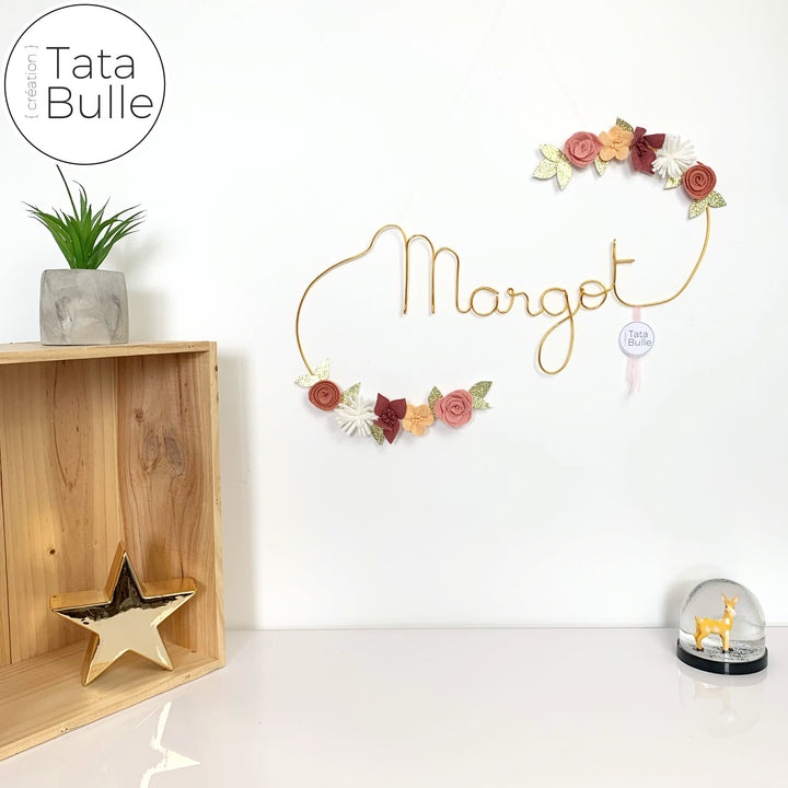 Prénom Fleuri  à personnaliser