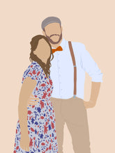 Charger l&#39;image dans la galerie, Illustration personnalisée - Duo