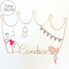 Charger l&#39;image dans la galerie, Mobile Prénom Couronne à personnaliser