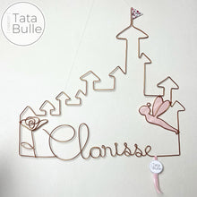 Charger l&#39;image dans la galerie, Mobile Prénom Château de Princesse à personnaliser