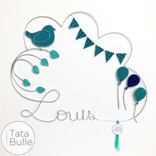 Charger l&#39;image dans la galerie, Mobile Prénom Nuage à personnaliser