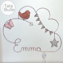 Charger l&#39;image dans la galerie, Mobile Prénom Nuage à personnaliser