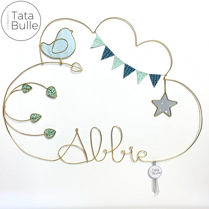 Mobile Prénom Nuage à personnaliser