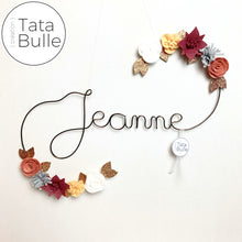 Charger l&#39;image dans la galerie, Prénom Fleuri  à personnaliser