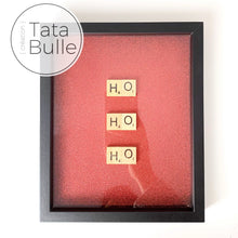 Charger l&#39;image dans la galerie, Cadre Scrabble citation - Ho Ho Ho