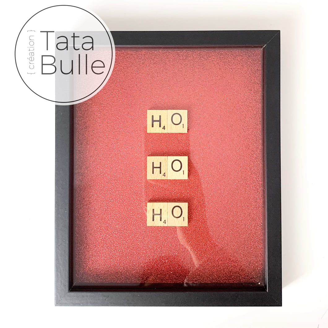 Cadre Scrabble citation - Ho Ho Ho