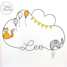 Charger l&#39;image dans la galerie, Mobile Prénom Nuage à personnaliser
