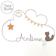 Charger l&#39;image dans la galerie, Mobile Prénom Nuage à personnaliser