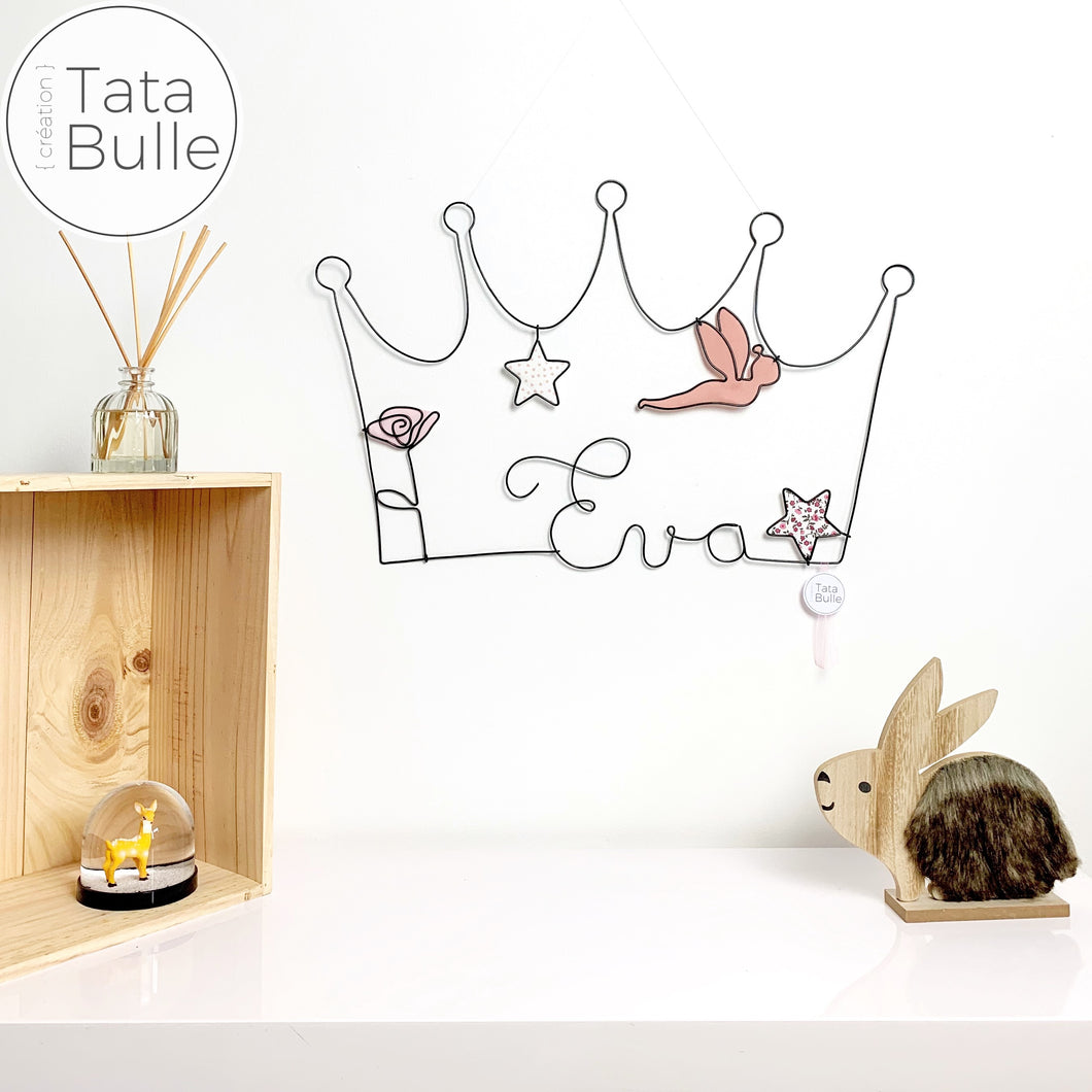 Mobile Prénom Couronne à personnaliser