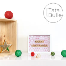 Charger l&#39;image dans la galerie, Cadre Scrabble citation - Merry Christmas