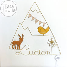 Charger l&#39;image dans la galerie, Mobile Prénom Montagne à personnaliser