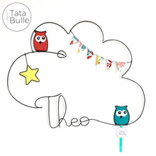 Charger l&#39;image dans la galerie, Mobile Prénom Nuage à personnaliser