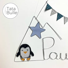 Charger l&#39;image dans la galerie, Mobile Prénom Montagne à personnaliser