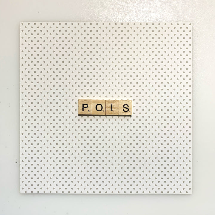 Cadre Scrabble Famille - Bois Clair