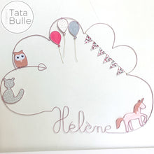 Charger l&#39;image dans la galerie, Mobile Prénom Nuage XL à personnaliser