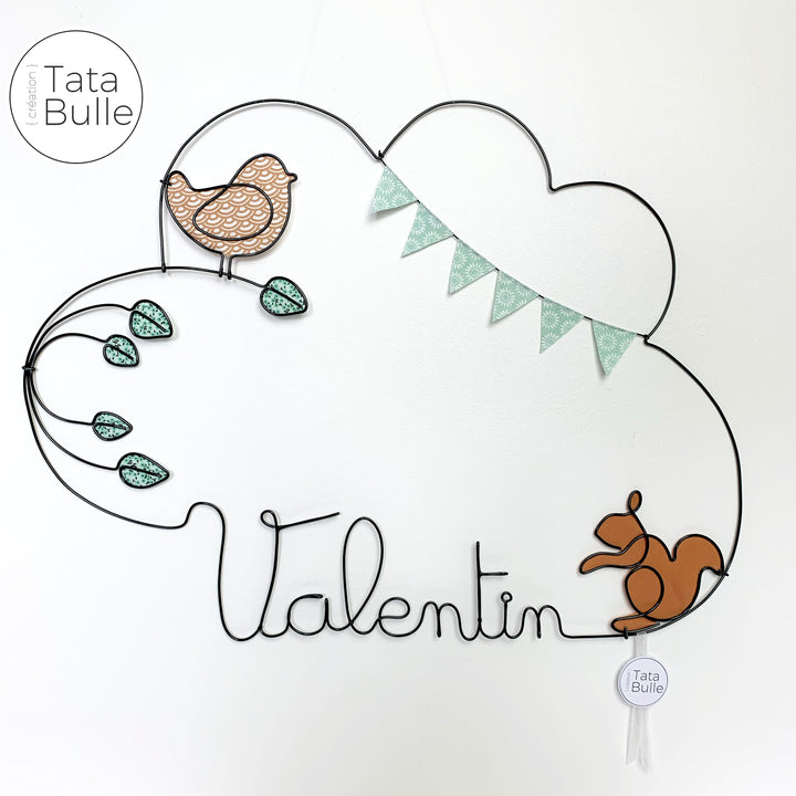 Mobile Prénom Nuage à personnaliser