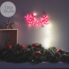 Charger l&#39;image dans la galerie, Tricotin lumineux rouge Noël