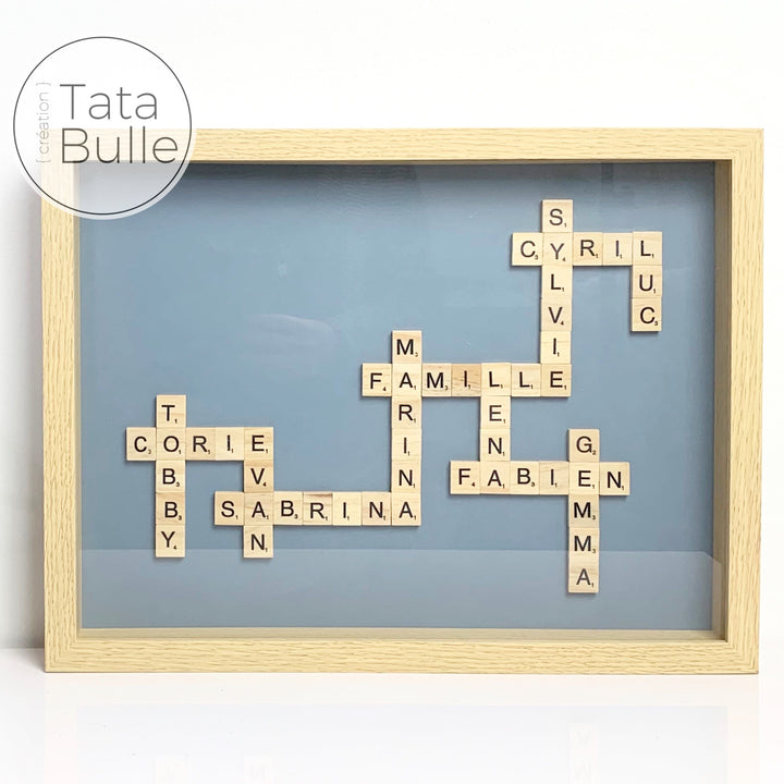 Cadre Scrabble Famille XL - Bois