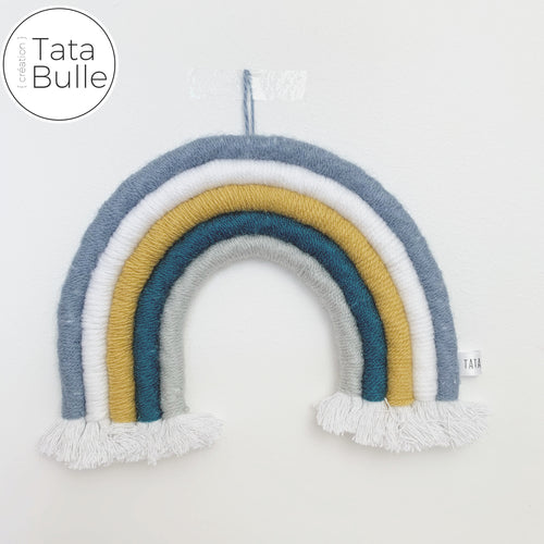 Rainbow macramé - Marin