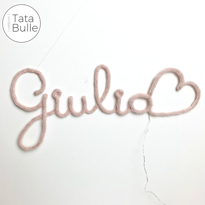 Tricotin à personnaliser