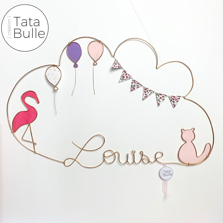 Mobile Prénom Nuage à personnaliser