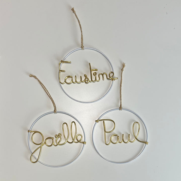 Mini couronne fil de fer à personnaliser