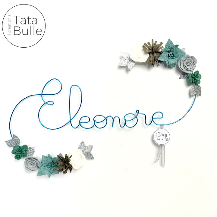 Prénom Fleuri  à personnaliser