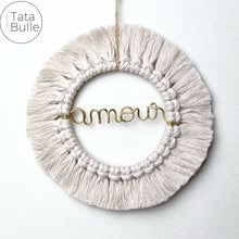 Charger l&#39;image dans la galerie, Mini couronne macramé à personnaliser