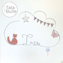 Charger l&#39;image dans la galerie, Mobile Prénom Nuage à personnaliser