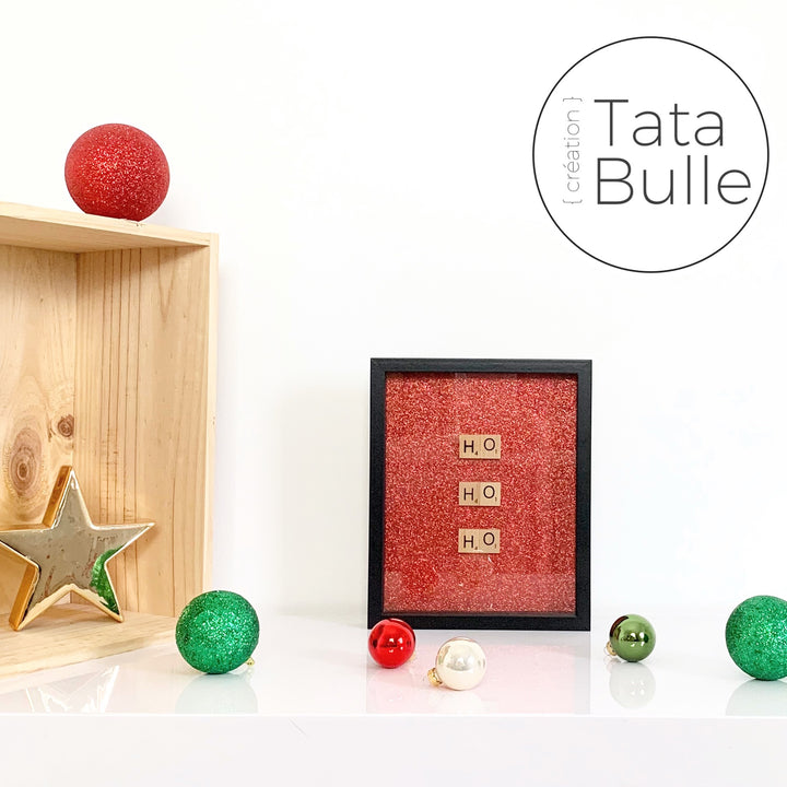 Cadre Scrabble citation - Ho Ho Ho