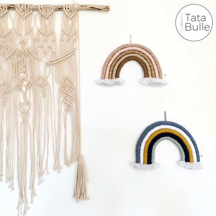 Rainbow macramé - Marin