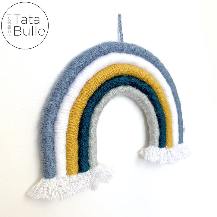 Rainbow macramé - Marin