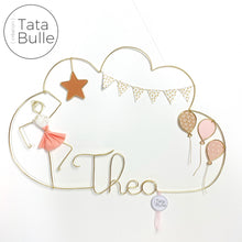 Charger l&#39;image dans la galerie, Mobile Prénom Nuage à personnaliser