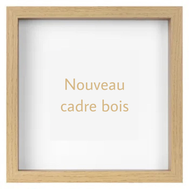 Cadre Scrabble Famille - Bois Clair